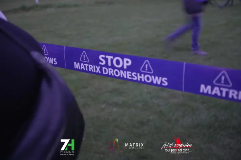 Matrix drone shows